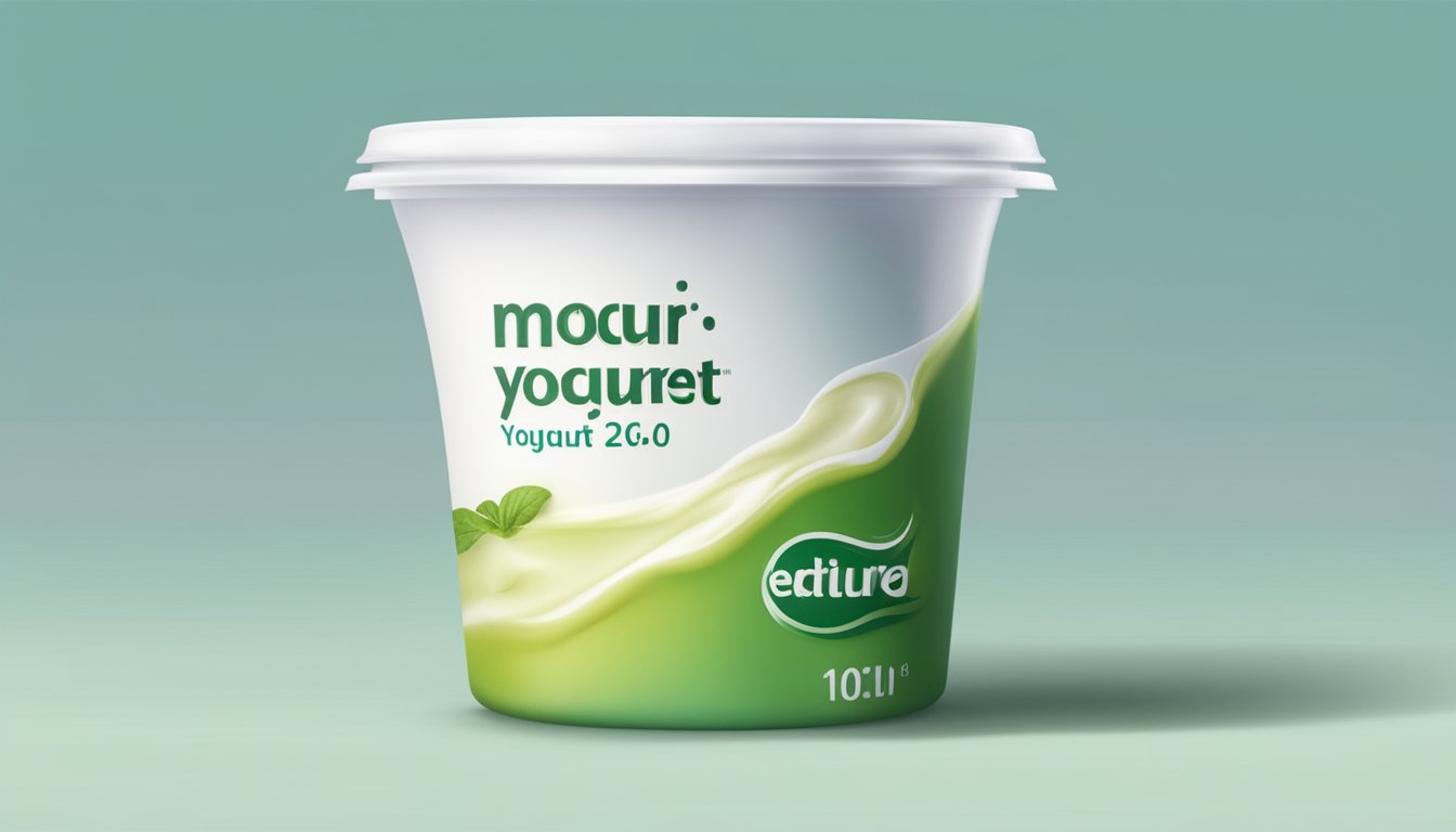 A carton of expired yogurt with visible mold and a sour smell