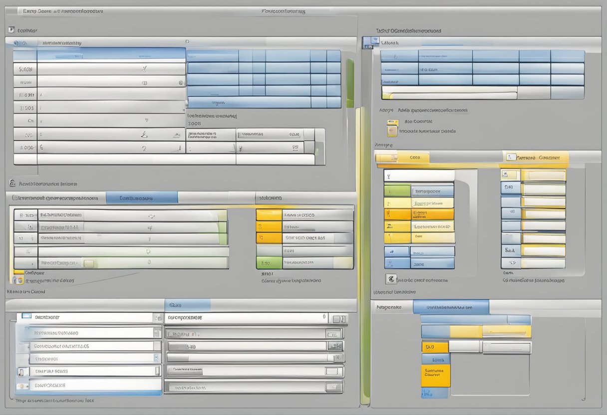 A computer screen displaying a classification and object keys table in SAP