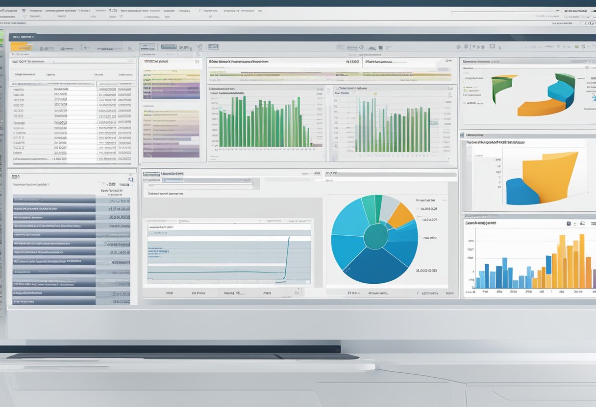 A computer screen displaying the SAP interface with the Change Documents (CDPOS) table open, showing rows of data and columns of information