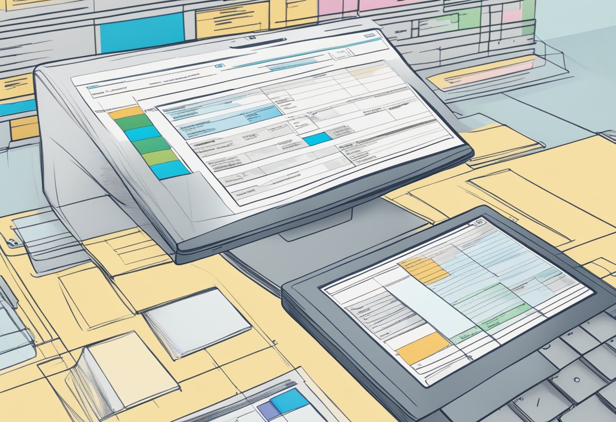 A computer screen displaying the SAP cdpos table with multiple change documents and their corresponding details