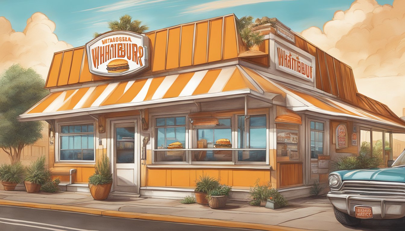 A mouth-watering Whataburger menu with a focus on the iconic Secret Sauce, surrounded by Texan-inspired decor and ingredients