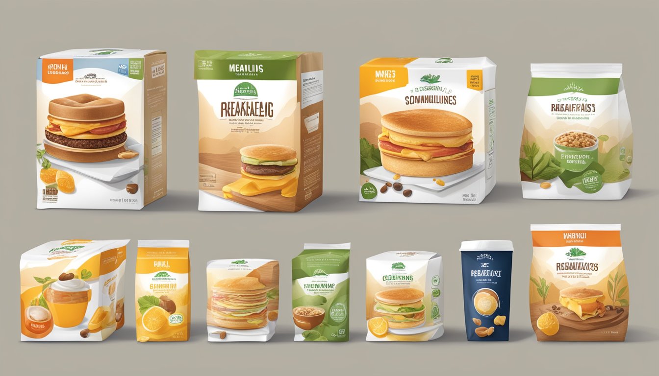 A breakfast packaging with a mix of customer favorites and menu variants, designed to balance convenience and sustainability