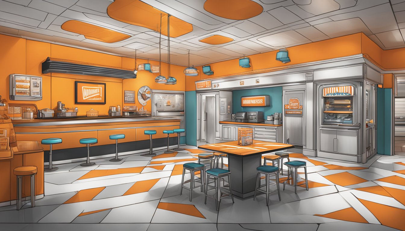 A futuristic, Whataburger-themed escape room with interactive fast food history puzzles and branding integration