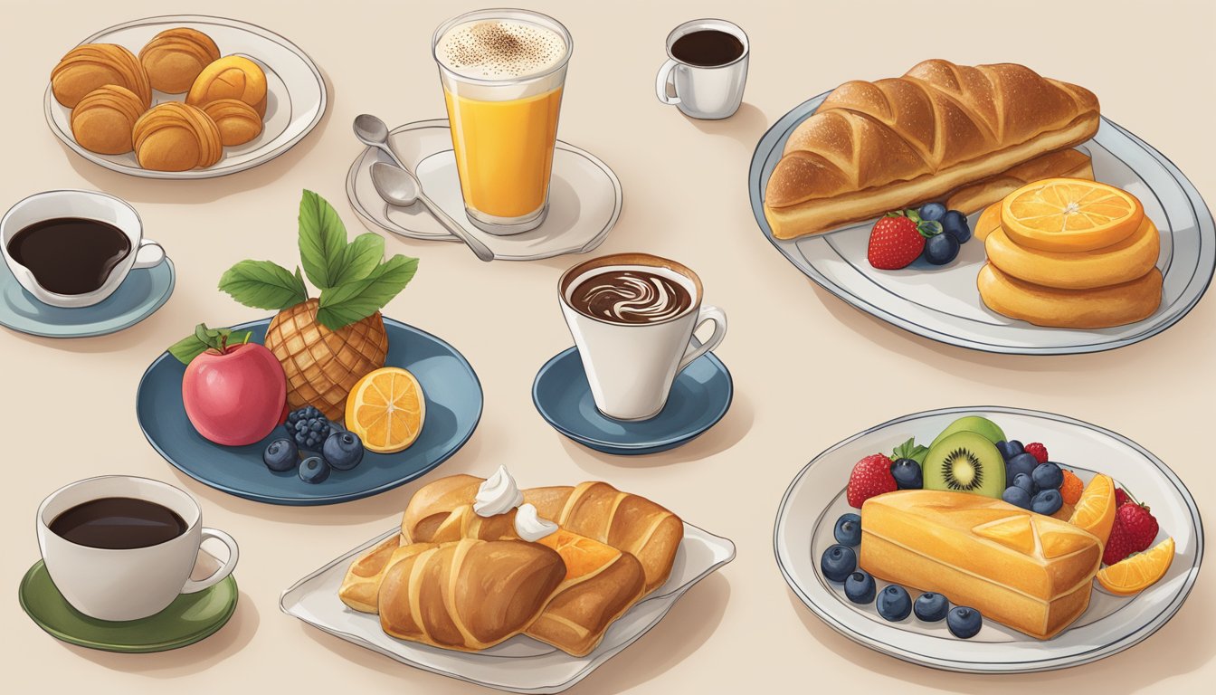 The breakfast club menu undergoes changes, adding seasonal items such as fresh fruits, warm pastries, and specialty coffee drinks