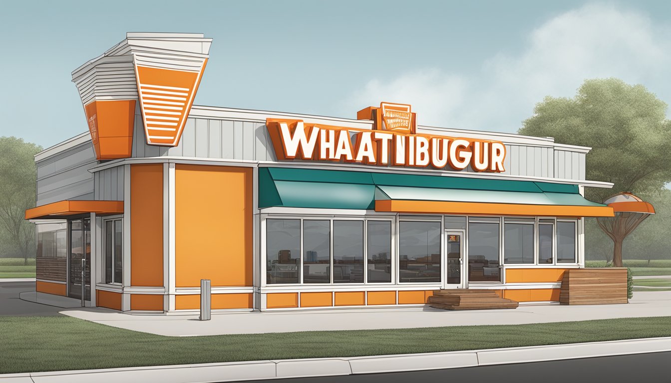 A row of 8 Whataburger locations with unique designs, including the flagship store in Austin