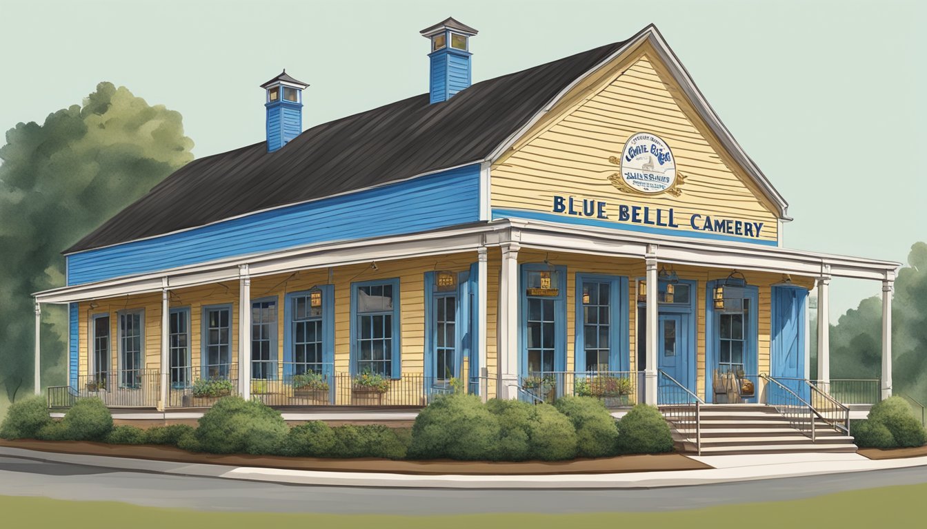 A historic blue bell creamery in Sylacauga, Alabama, with a legacy of producing delicious ice cream