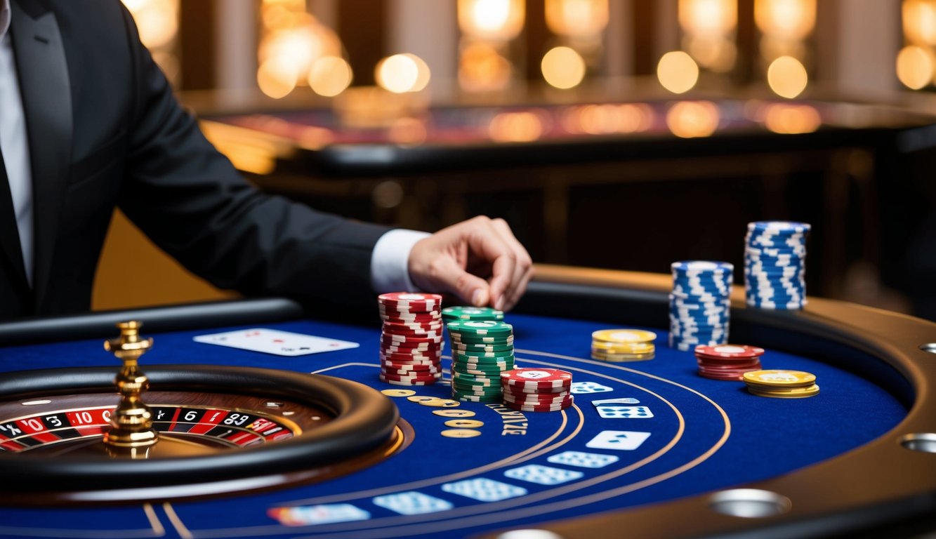 Meja baccarat online yang ramping dan modern dengan sistem pembayaran yang aman