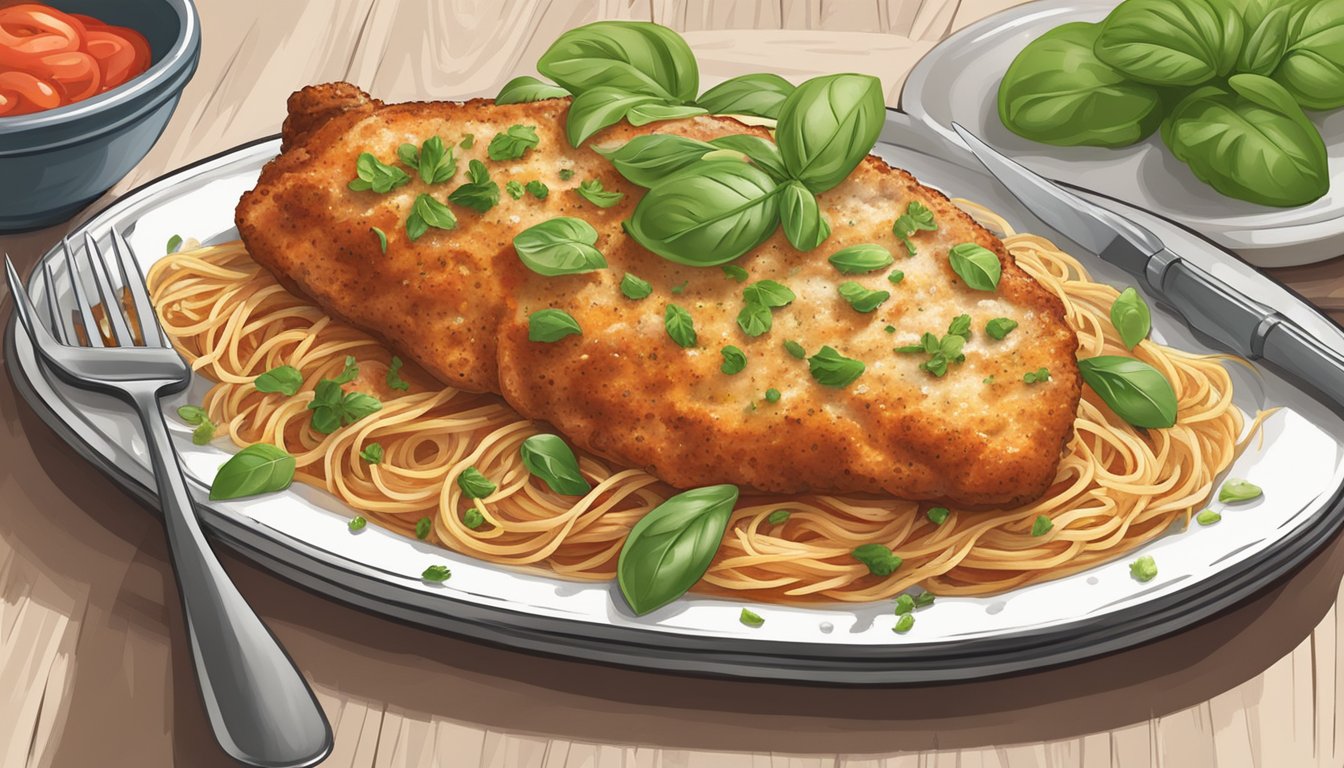 A sprinkle of fresh basil, oregano, and thyme over a sizzling chicken parmesan, adding flavor without excess calories