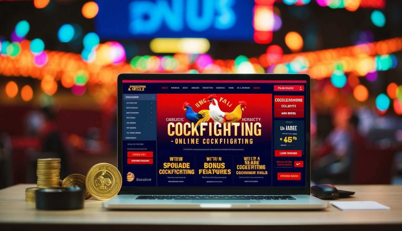 Situs sabung ayam online yang berwarna-warni dengan fitur bonus dan grafik yang cerah