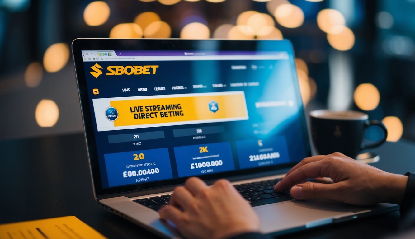 Fitur streaming langsung di situs web Sbobet untuk taruhan langsung