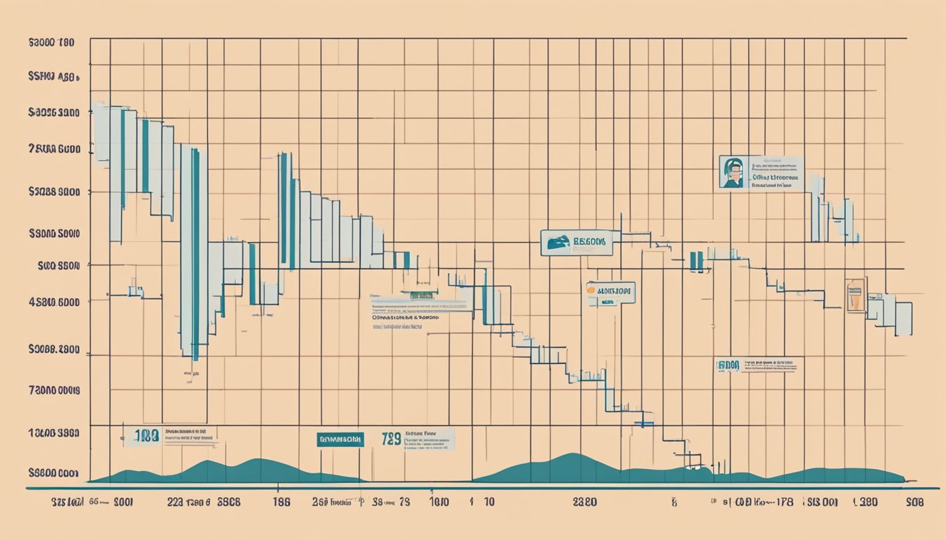 A timeline of Whataburger's breakfast pricing changes, with a graph showing fluctuations over the years