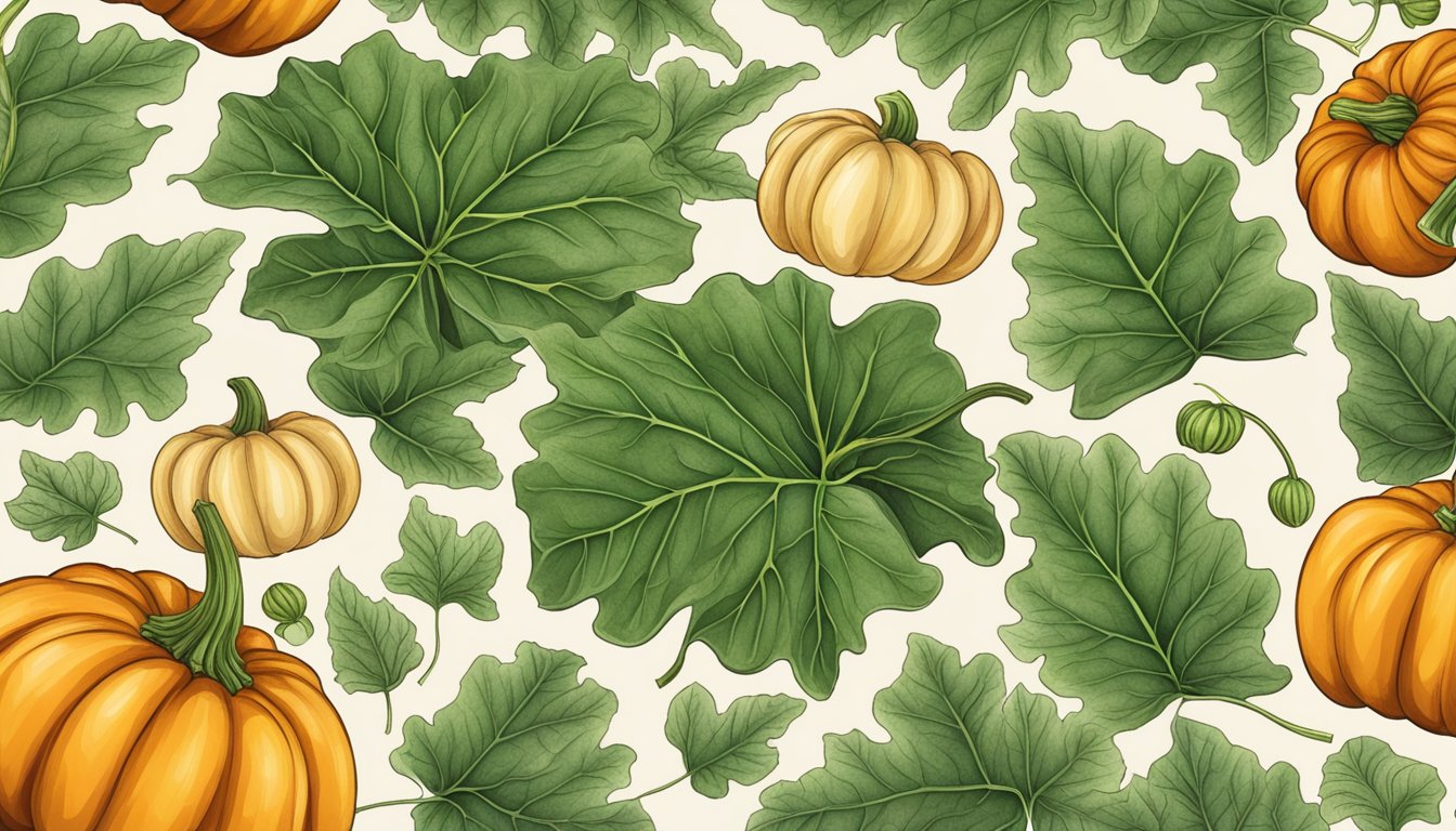 Fluted pumpkin leaves added to a traditional dish, replacing other ingredients