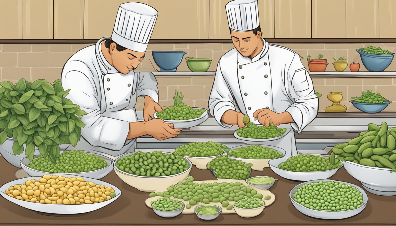 A chef swapping out lima beans for fava beans in a variety of dishes, including salads, soups, and pasta