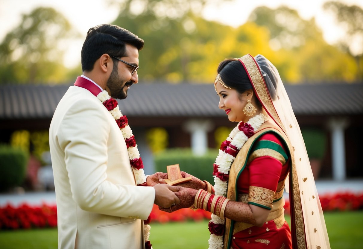 The groom's family pays for traditional wedding expenses