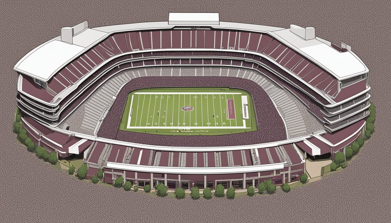 A packed Kyle Field with George Strait concert tickets being sold at various tour venues and locations