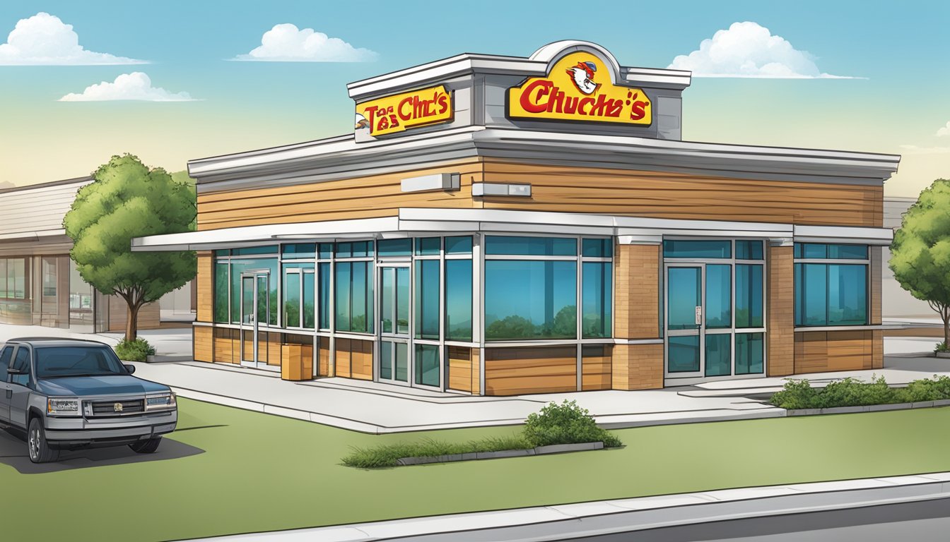 The corporate office of Church's Texas Chicken, with franchise and business model elements