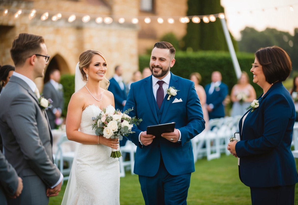 A wedding coordinator oversees the event day, while a planner handles logistics and details leading up to the wedding