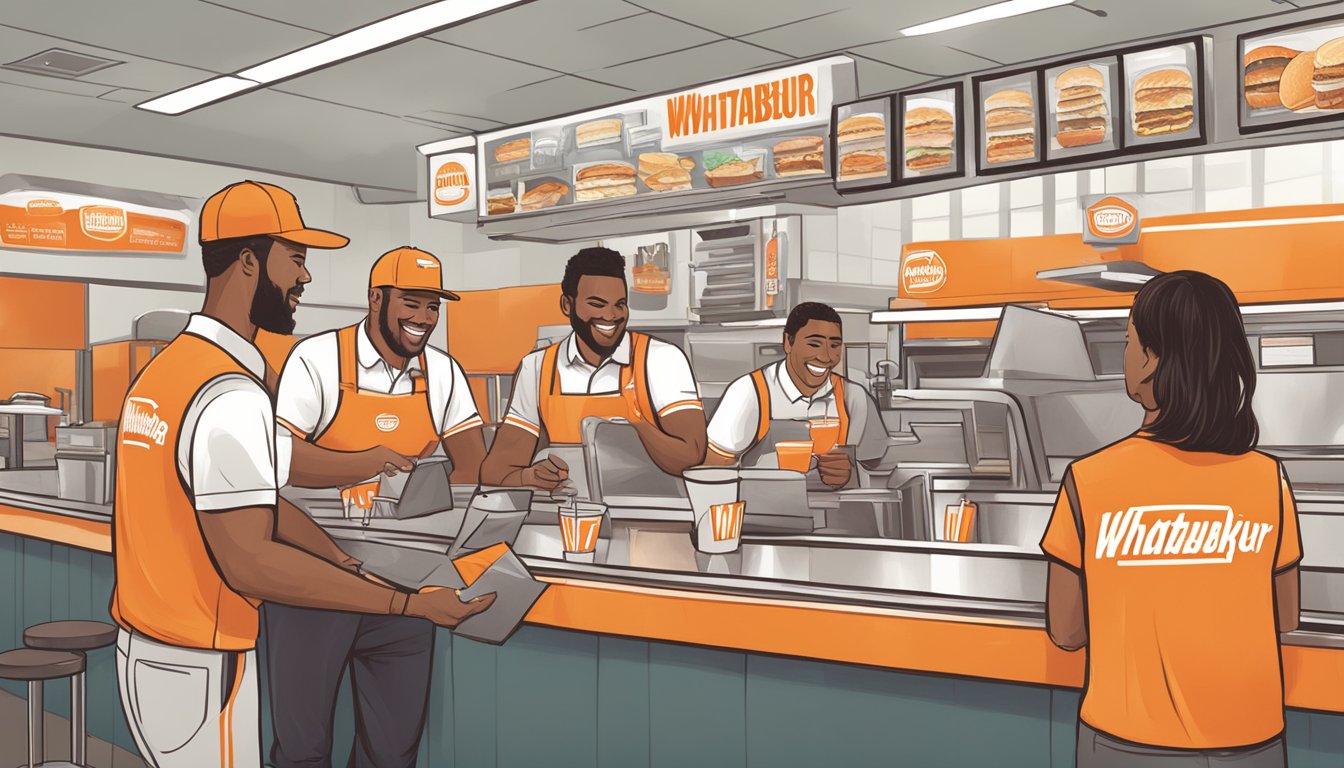 Whataburger employees receiving positive feedback from customers