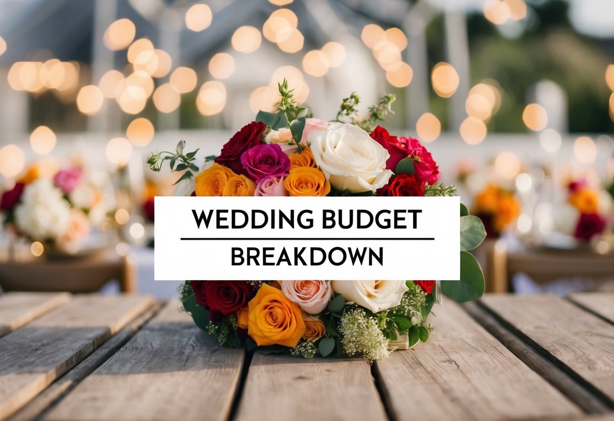 A wedding budget breakdown: flowers, venue, catering, and more