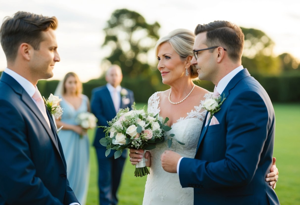 A mother of the groom should not interfere with the wedding planning, offer unsolicited advice, or overshadow the bride