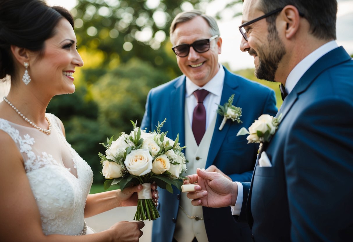 The groom's family pays for additional wedding costs and considerations, such as the rehearsal dinner, transportation, and accommodations for out-of-town guests