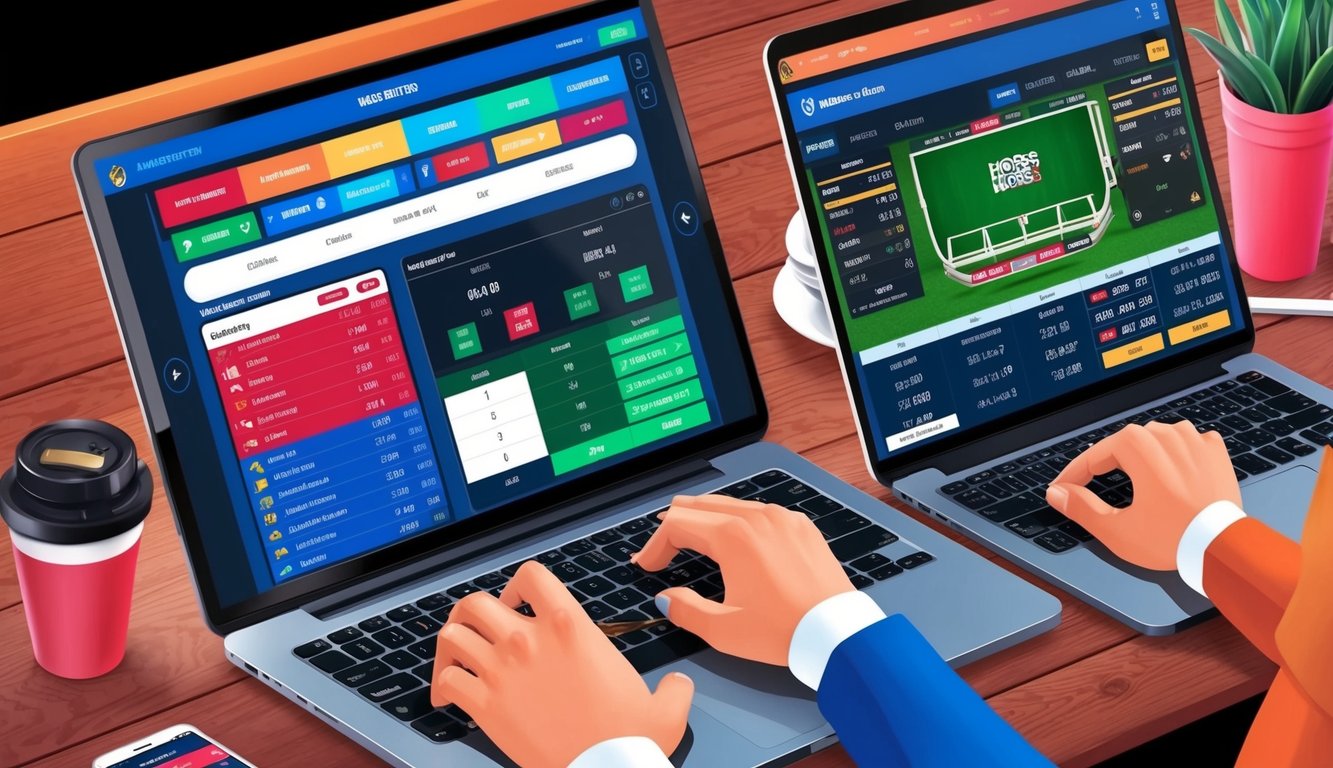 Sebuah platform taruhan balap kuda online yang dinamis dengan berbagai opsi taruhan