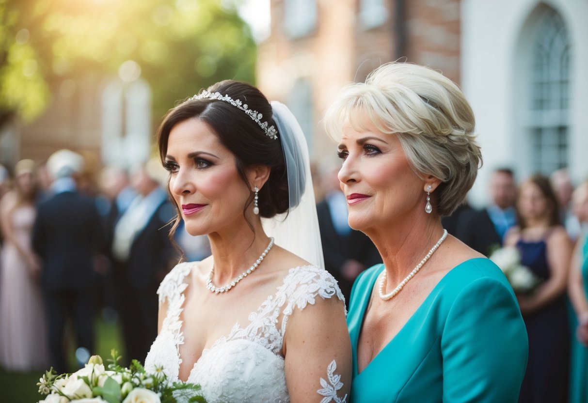 A mother of the bride should not overshadow her daughter