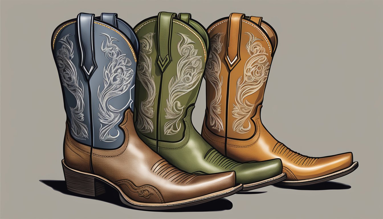 A cowboy boot with innovative features and technology, inspired by George Strait and Justin Boots