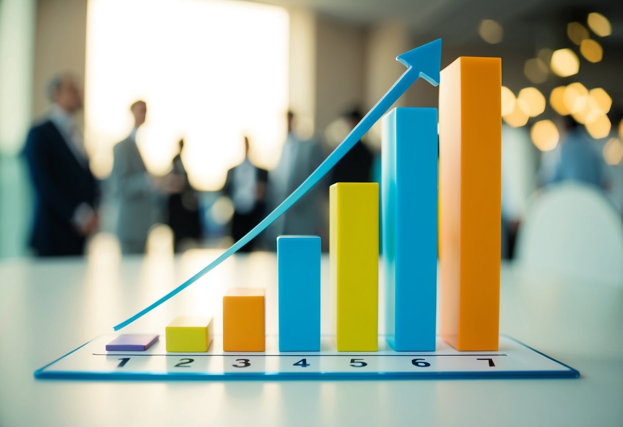 A graph showing the percentage of RSVPs versus the actual turnout at an event