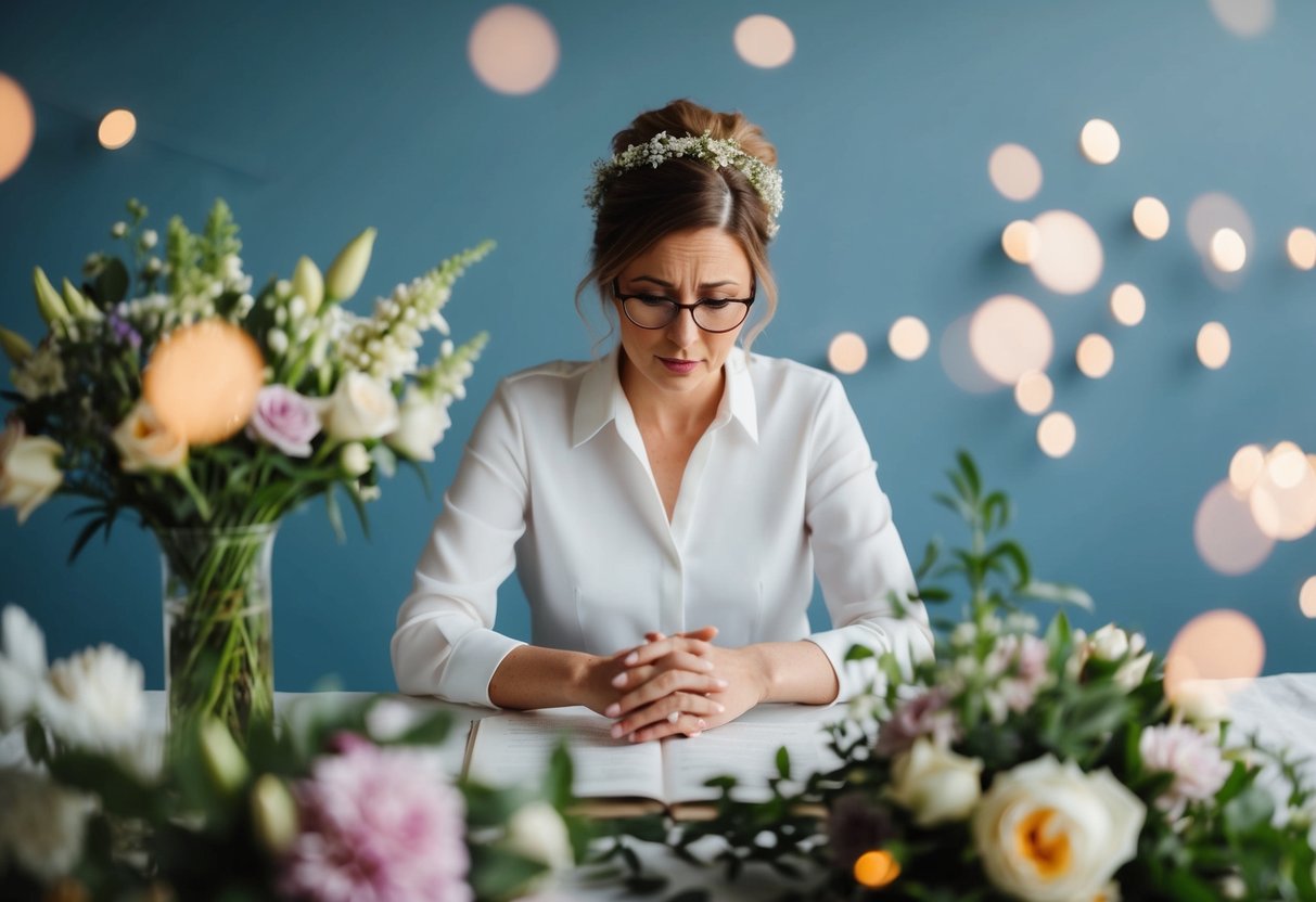A wedding florist struggling with fluctuating income and limited career advancement opportunities
