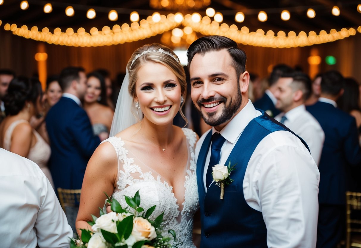 The bride and groom happily cover the expenses for the lively after party