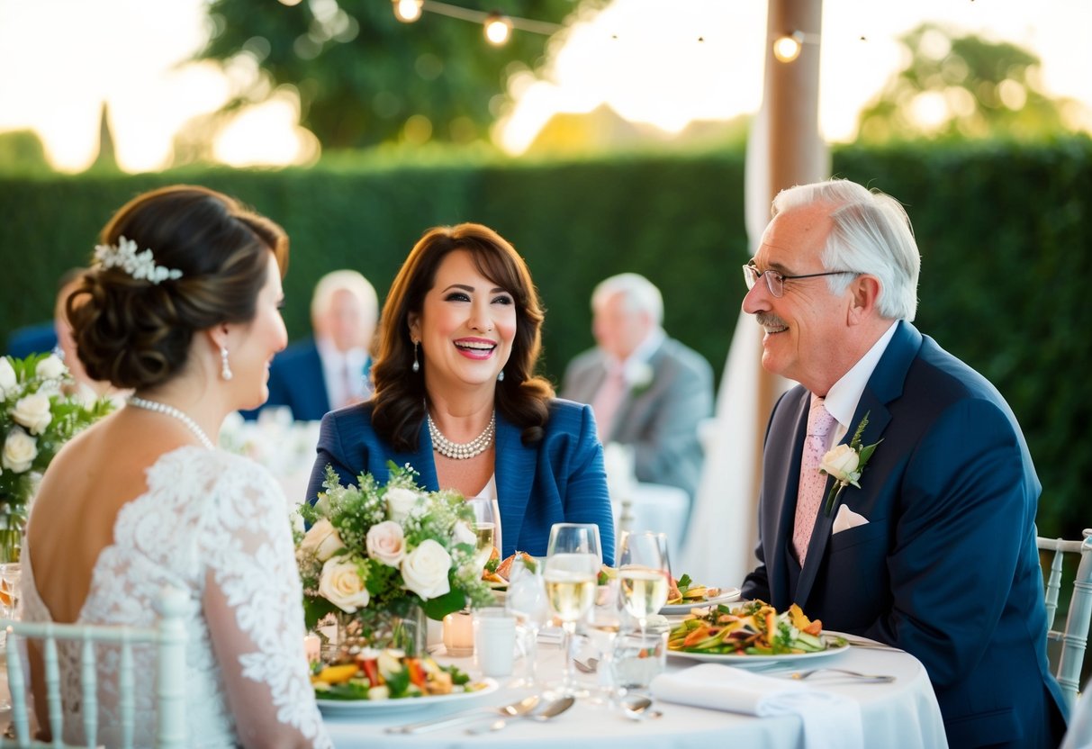 The bride's parents pay for the pre-wedding events and rehearsal dinner, including venue, catering, and decorations