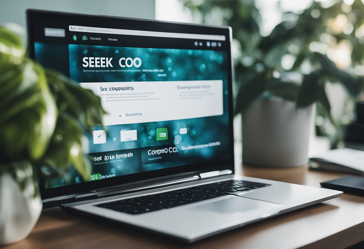 A computer screen displaying Seek.co.nz with Wellington job opportunities