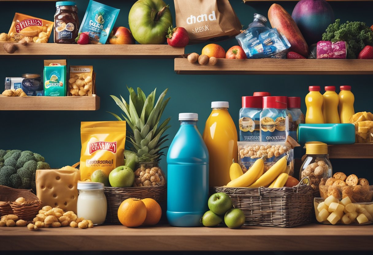 A colorful array of everyday items like groceries, gas, and entertainment, surrounded by symbols of rewards and benefits