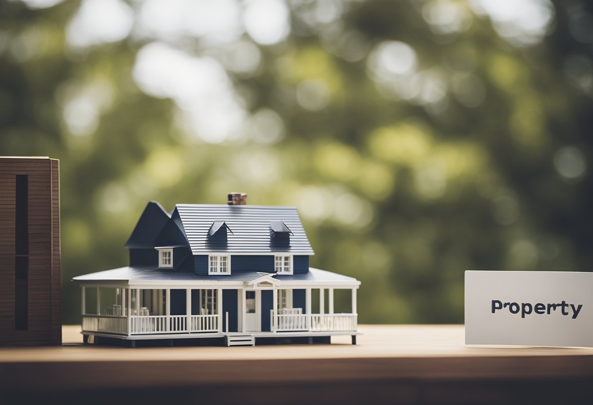 A house with a roof split in half, one side labeled "Property" and the other "Legalities." A website URL, "oneroof.co.nz," hovers above the house