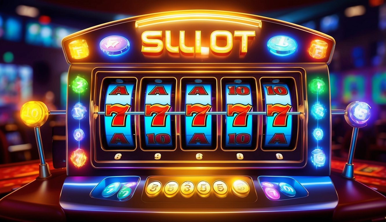 Mesin slot online yang bercahaya dengan jackpot progresif besar