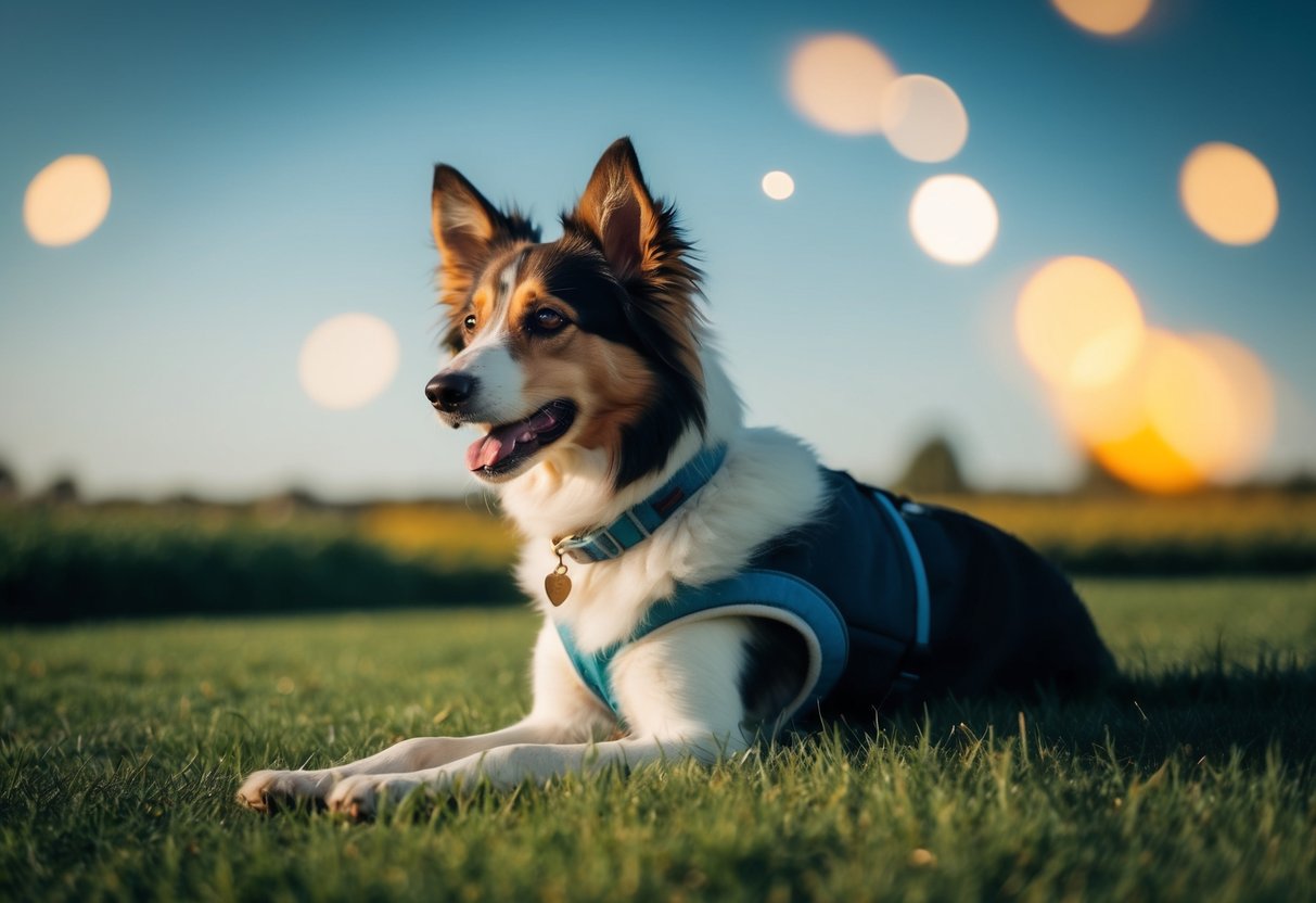 Laika, the dog, was three years old when she died. An illustration could show her journey from Earth to the stars, with a sense of wonder and exploration