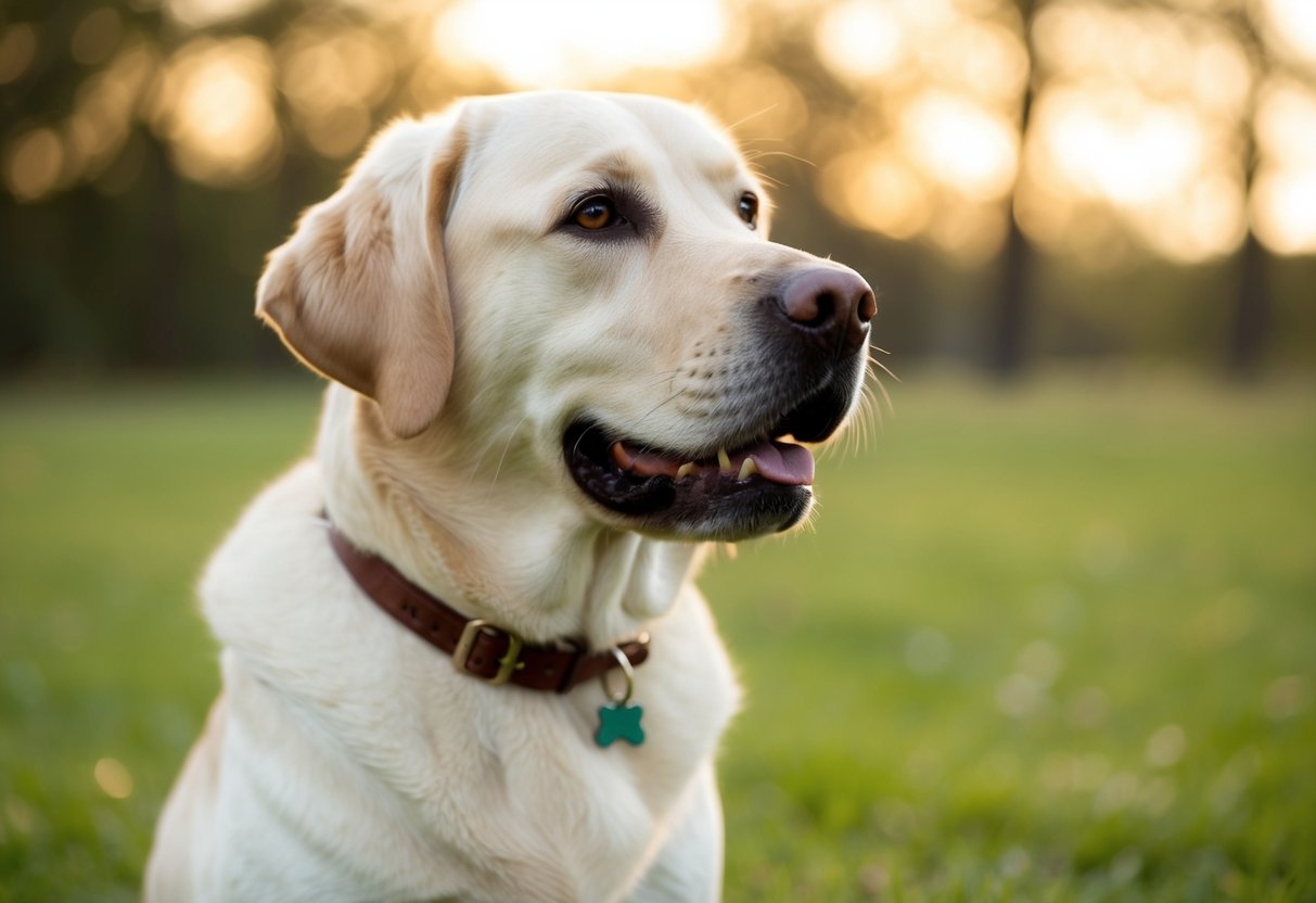 A Labrador retriever is mistaken for a golden retriever