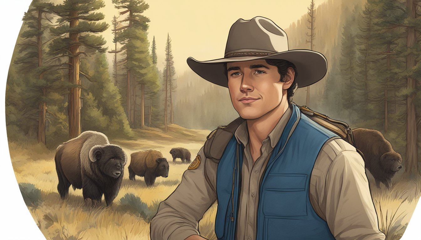 A portrait of Finn Little, capturing his cultural significance as a Yellowstone cast member