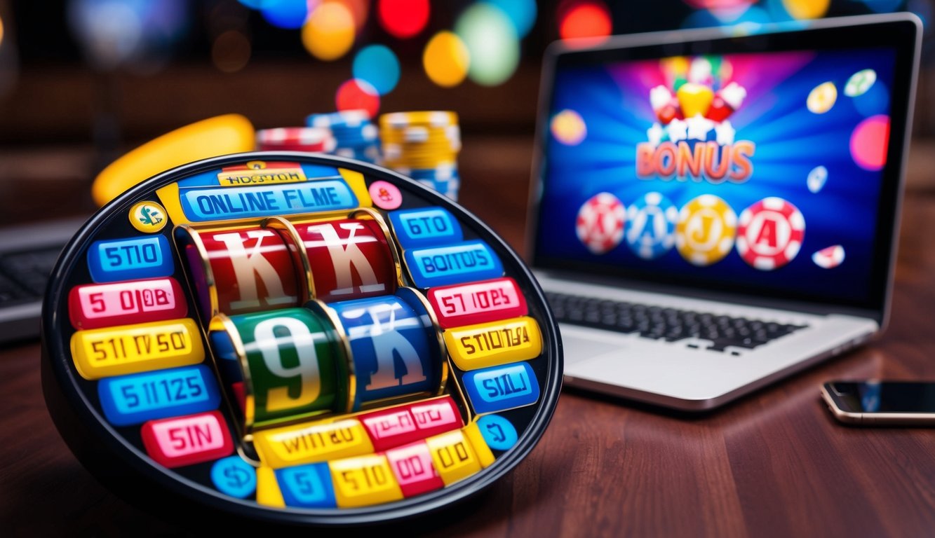 Sebuah permainan slot online yang berwarna-warni dengan hadiah bonus dan situs judi resmi