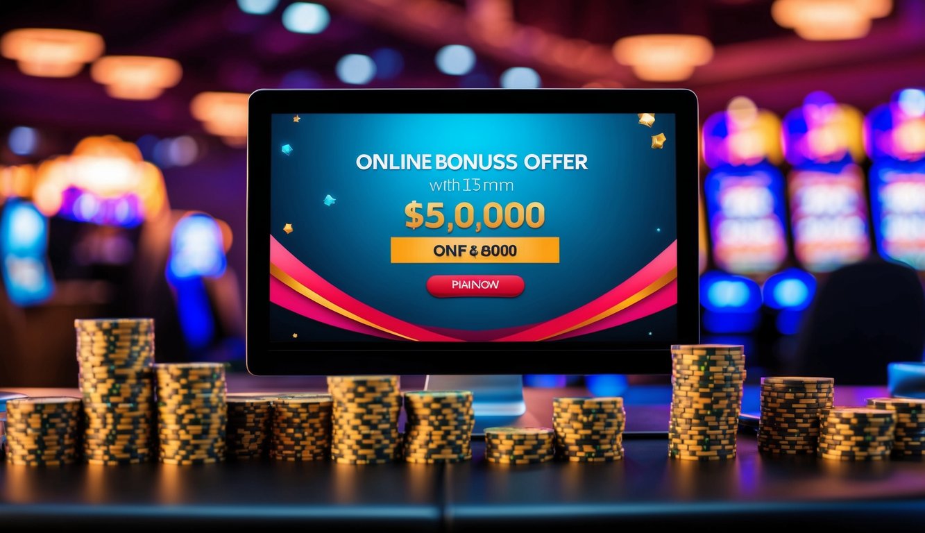 Sebuah platform kasino online yang hidup dengan tawaran bonus besar