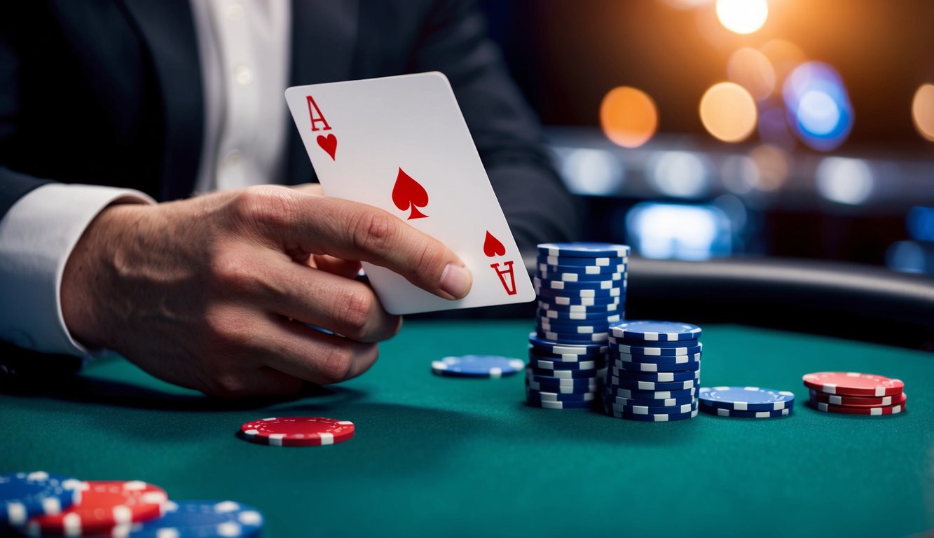 Permainan poker online yang cepat dengan kartu dan chip digital