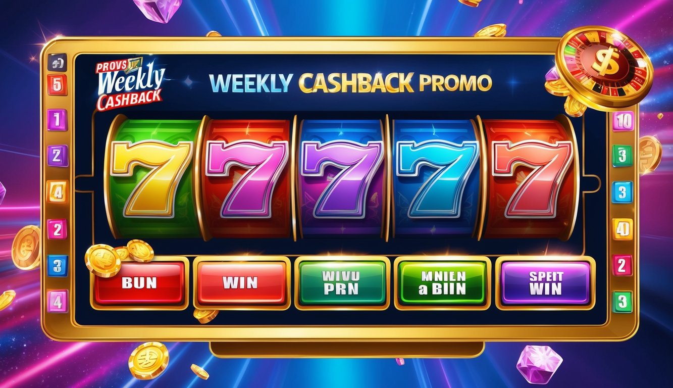 Sebuah permainan slot online yang penuh warna dengan promo cashback mingguan