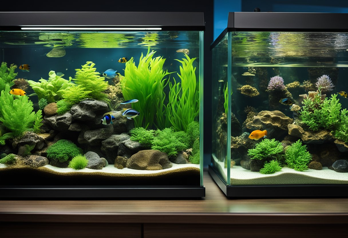 10 vs 20 gallon aquarium