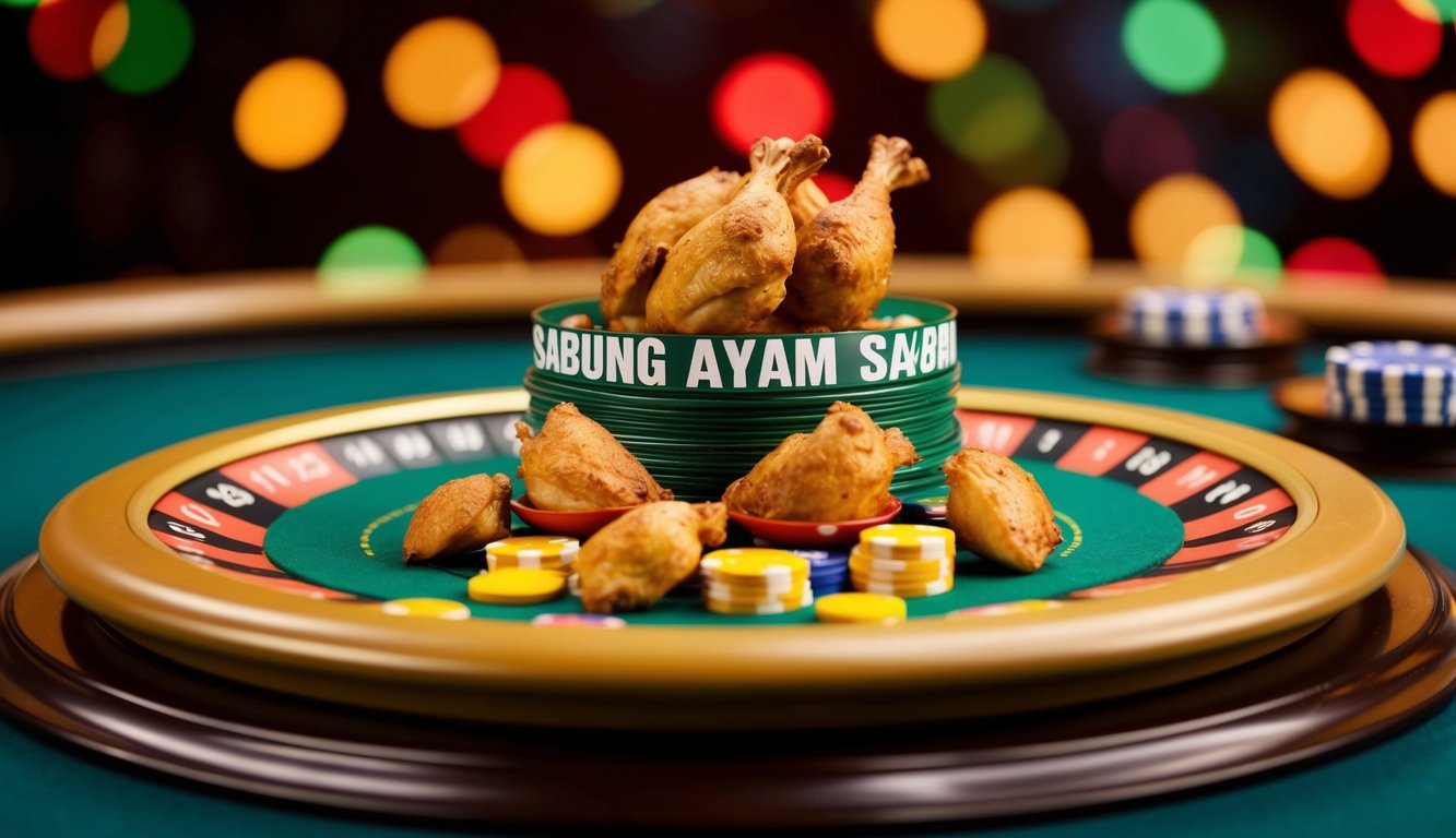 Sebuah platform sabung ayam yang hidup dengan fitur taruhan interaktif