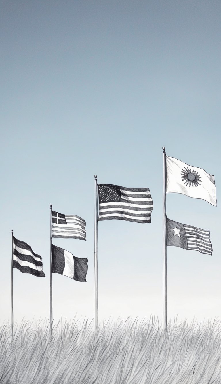 14 Flag Drawing Ideas and Templates: Fun Patriotic Art Projects for All ...