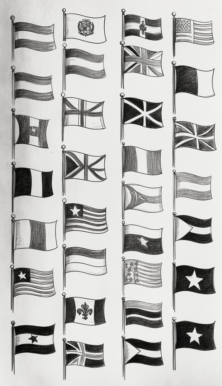 14 Flag Drawing Ideas and Templates: Fun Patriotic Art Projects for All ...