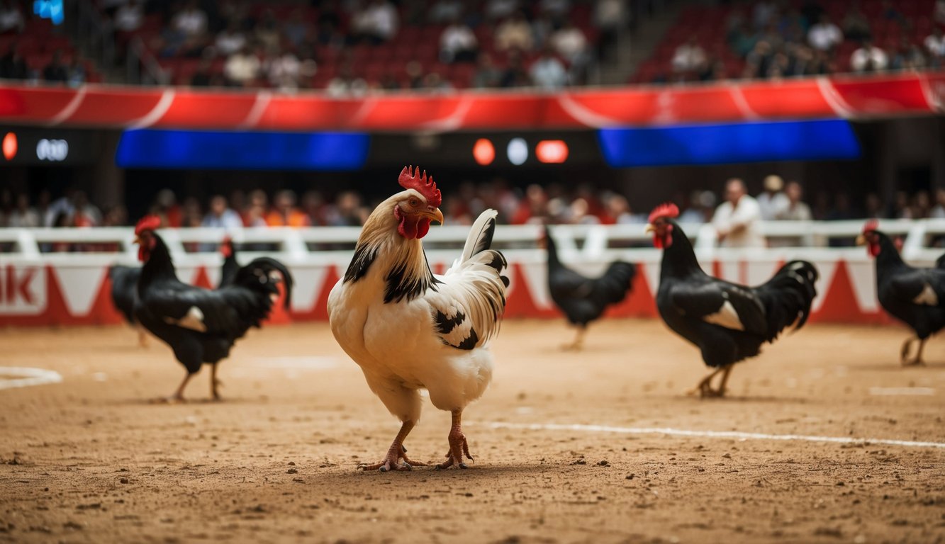 Arena sabung ayam online yang ramai dengan fitur taruhan langsung