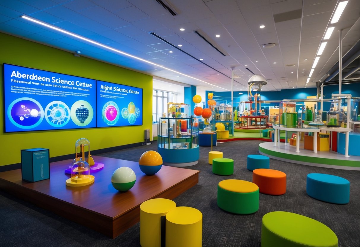 Aberdeen Science Centre: interactive exhibits, colorful displays, and hands-on experiments for a fun and educational date idea in Aberdeenshire
