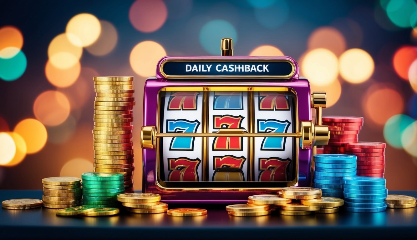 Mesin slot online berwarna-warni dengan imbalan cashback harian